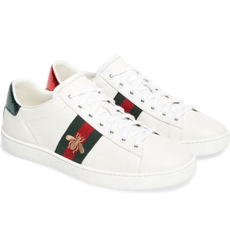 gucci ace sneakers on women|gucci ace sneakers nordstrom.